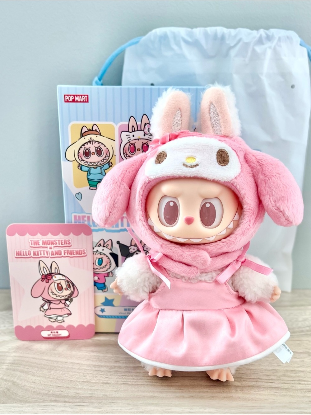 Pop Mart The Monsters x Hello Kitty and Friends Vinyl Plush Pendant - My Melody